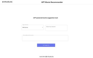 GPT映画レコメンド