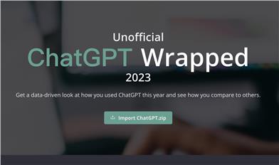 ChatGPT Wrapped 2023