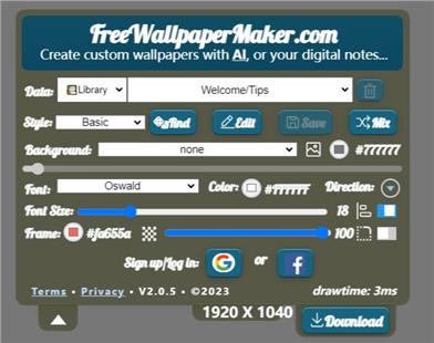 Free Wallpaper Maker