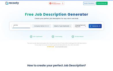 Free Job Description Generator