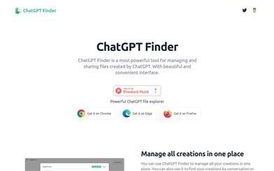 ChatGPT Finder
