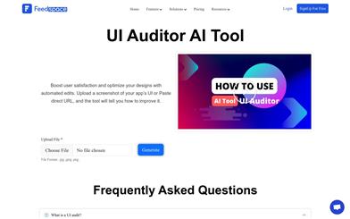 UI Auditor AI Tool | Feedspace