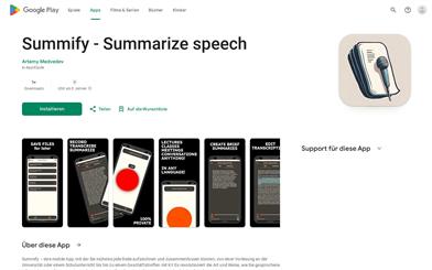 Summify - Summarize Speech