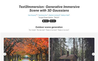 Text2Immersion
