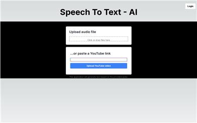 Speech To Text AI