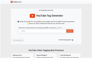 AI YouTube Tag Generator