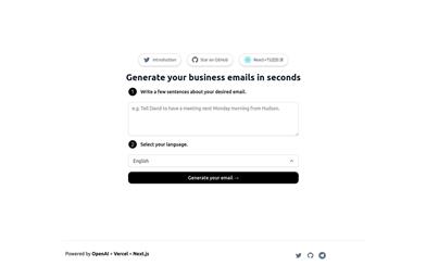 Email Generator