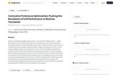 Contrastive Preference Optimization