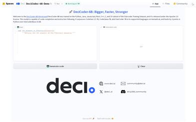 DeciCoder-6B-Demo