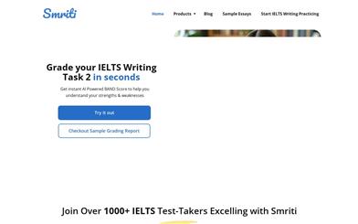 Smriti IELTS Writing Checker