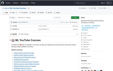 ML-YouTube-Courses
