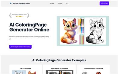 AI ColoringPage Online