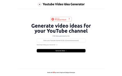 Yt ideas