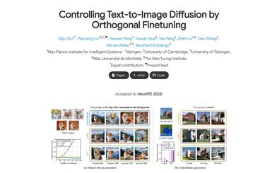 Orthogonal Finetuning (OFT)