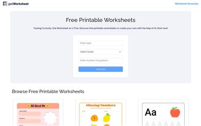 Get Work Sheets