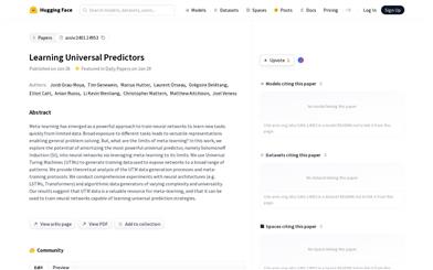 Learning Universal Predictors