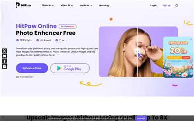 HitPaw Online AI Photo Enhancer