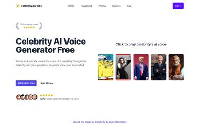 Celebrity AI Voice Generator