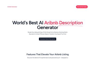 Airbnb ジェネレーター