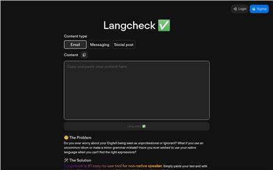 Langcheck