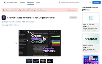 ChatGPT Easy Folders