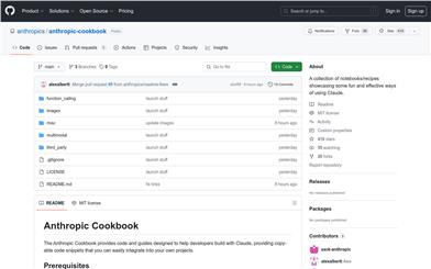 Anthropic Cookbook