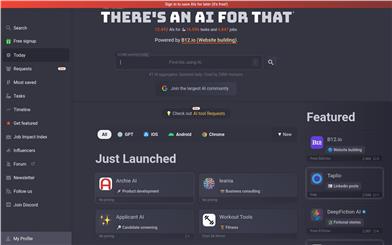 There's An AI For That (TAAFT)