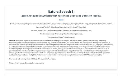 NaturalSpeech 3