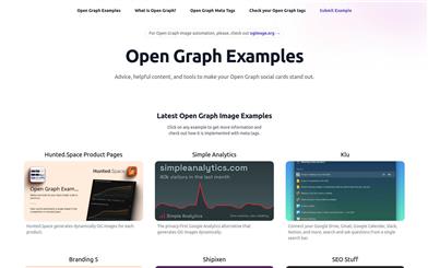 Open Graph Examples