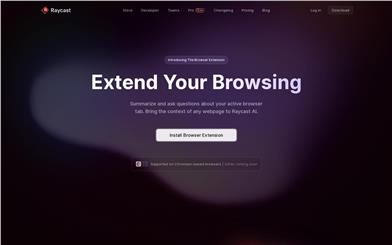 Raycast Browser Extension