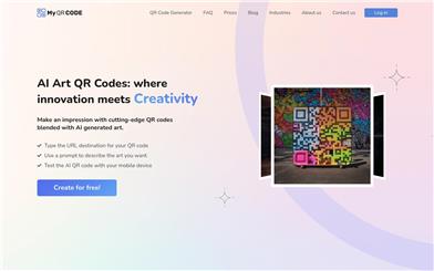 MyQRCodeによるAIアートQRコードジェネレーター