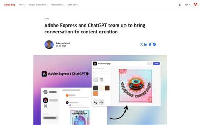 Adobe Express GPT