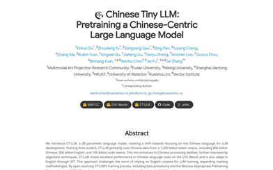Chinese Tiny LLM