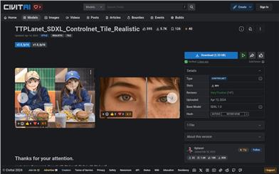 TTPLanet_SDXL_ControlNet_Tile_Realistic