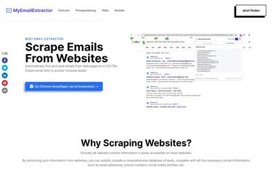 ウェブサイトからの無料メールアドレス抽出ツール