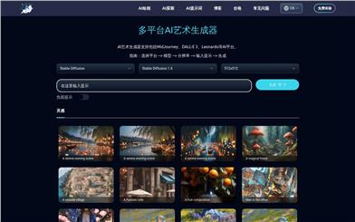 Multi-Platform AI Art Generator
