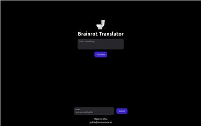 Brainrot Translator