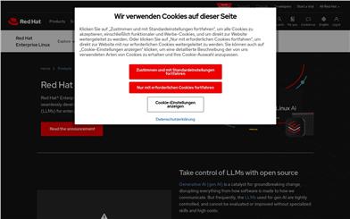 Red Hat Enterprise Linux AI