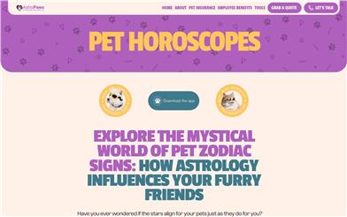 AstroPaws Pet Horoscopes