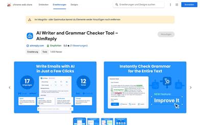 AI Writer and Grammar Checker Tool – AImReply