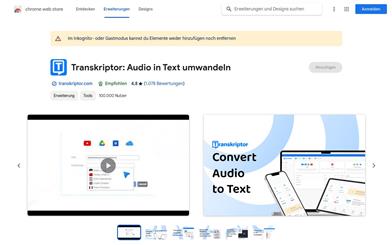 Transkriptor: Transcribe Audio to Text
