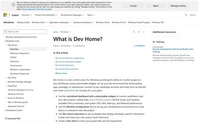 Dev Home