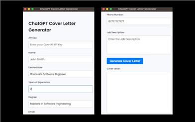 GPT Cover Letter Generator