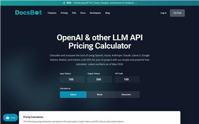 OpenAI & other LLM API Pricing Calculator