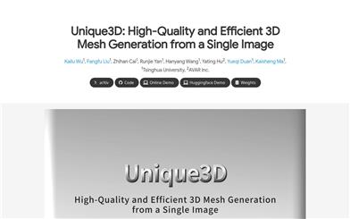 Unique3D