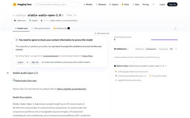 Stable Audio Open 1.0
