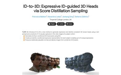 ID-to-3D