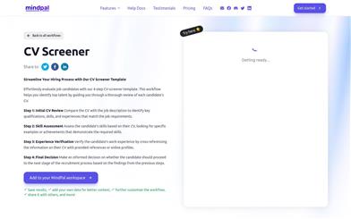 CV Screener