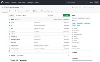 Tap4 AI Crawler