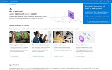 Azure Cognitive Services Speech